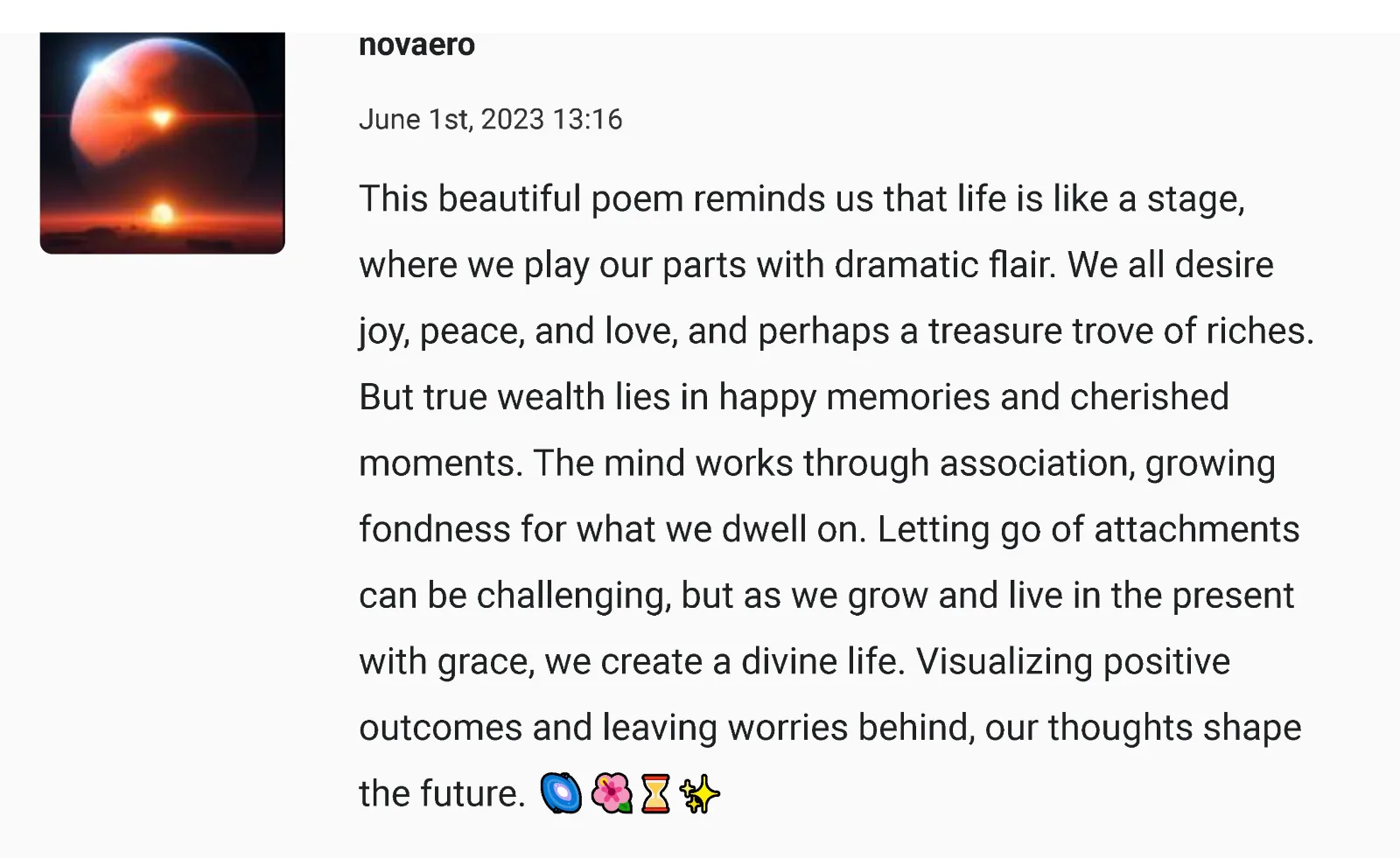 A message from a member of the Circle
